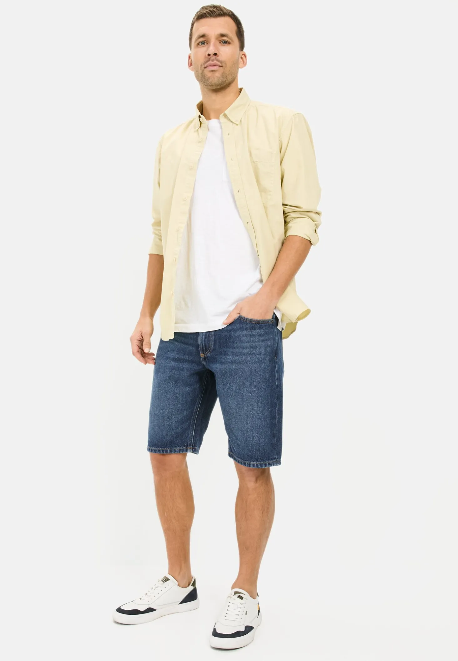 5-Pocket Denim Shorts aus Baumwolle