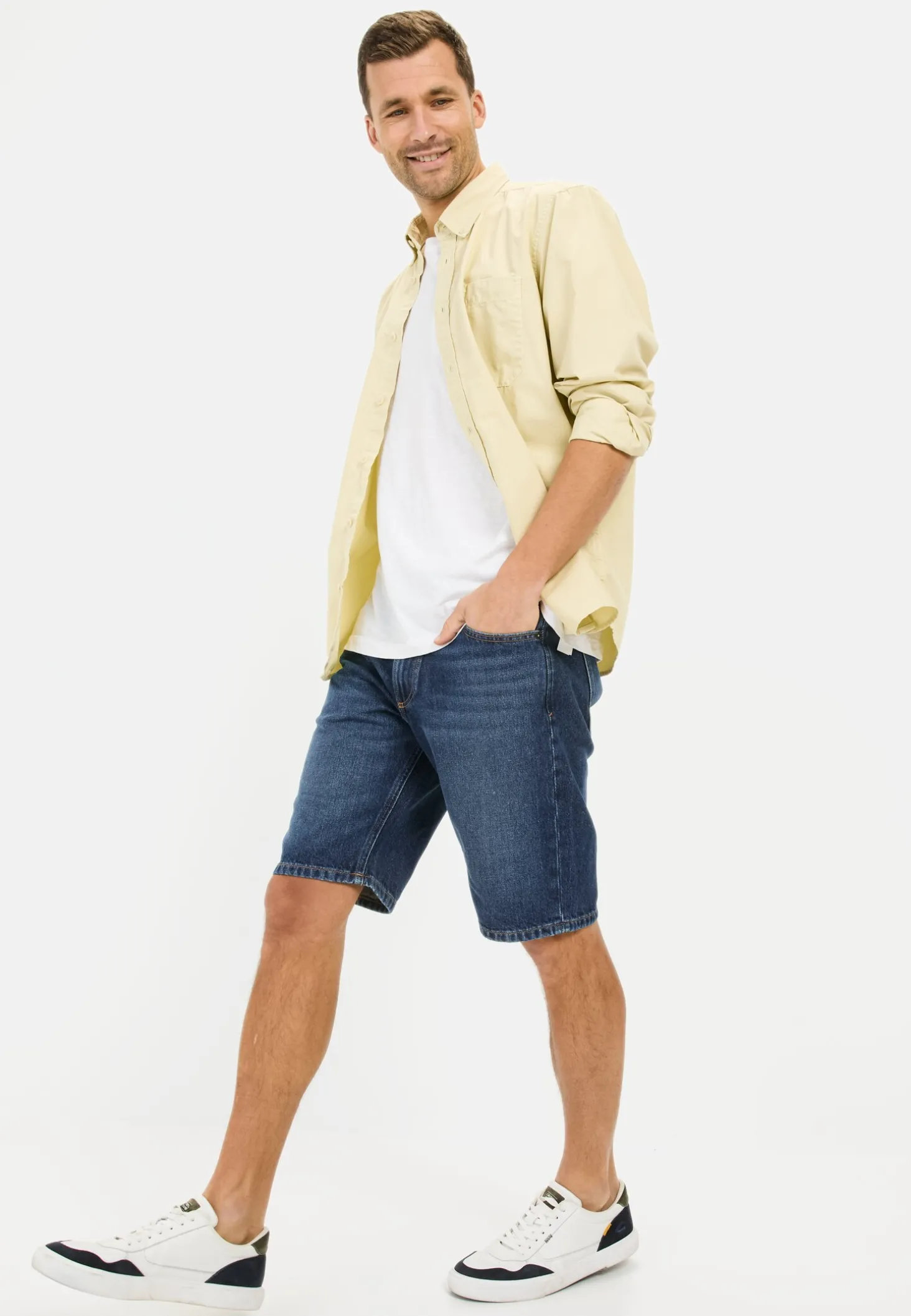 5-Pocket Denim Shorts aus Baumwolle