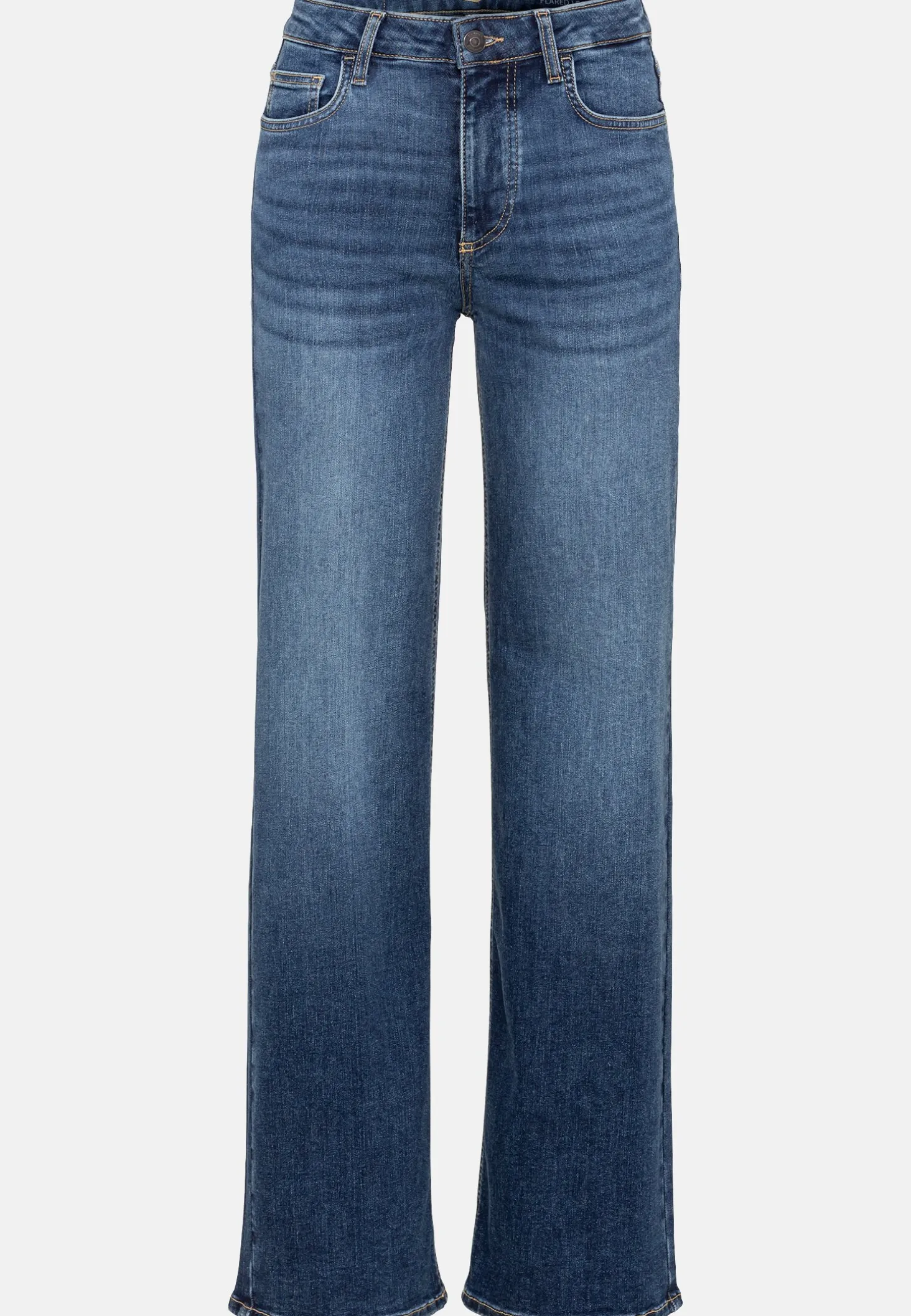 5-Pocket Jeans mit weiten Hosenbeinen