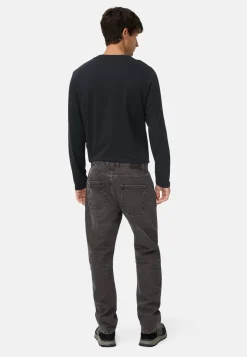 5-Pocket Loose Fit Jeans aus reiner Baumwolle