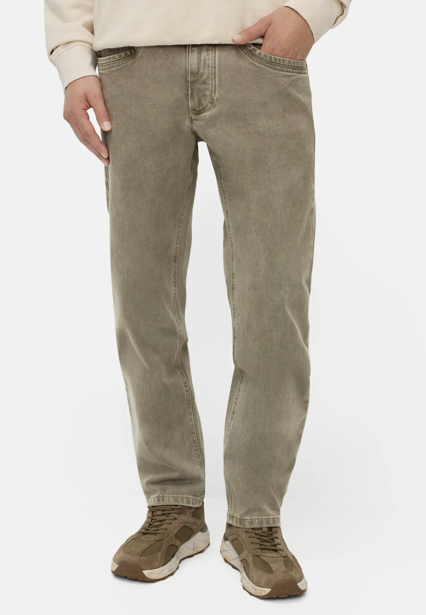 5-Pocket Relaxed Fit Hose aus Baumwoll-Mix