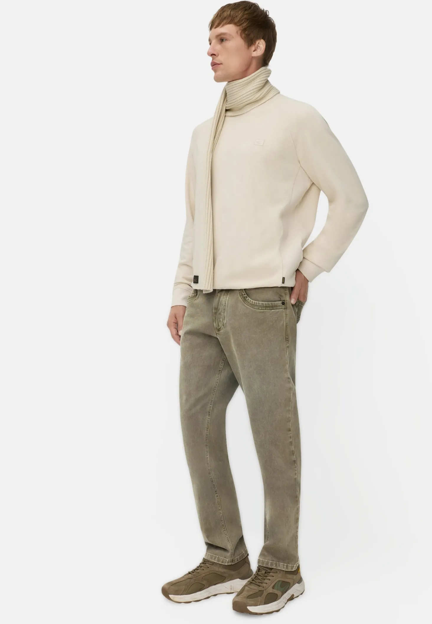 5-Pocket Relaxed Fit Hose aus Baumwoll-Mix