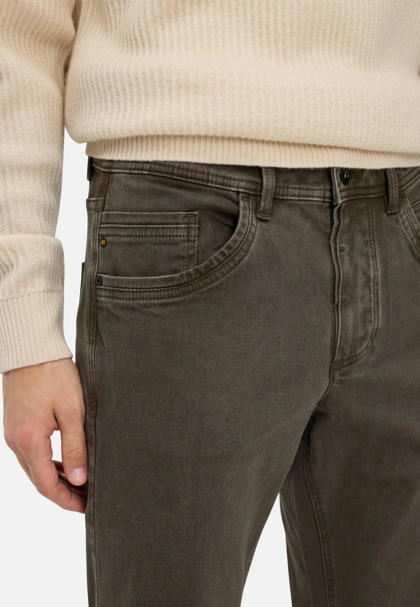 5-Pocket Relaxed Fit Hose aus Baumwoll-Mix