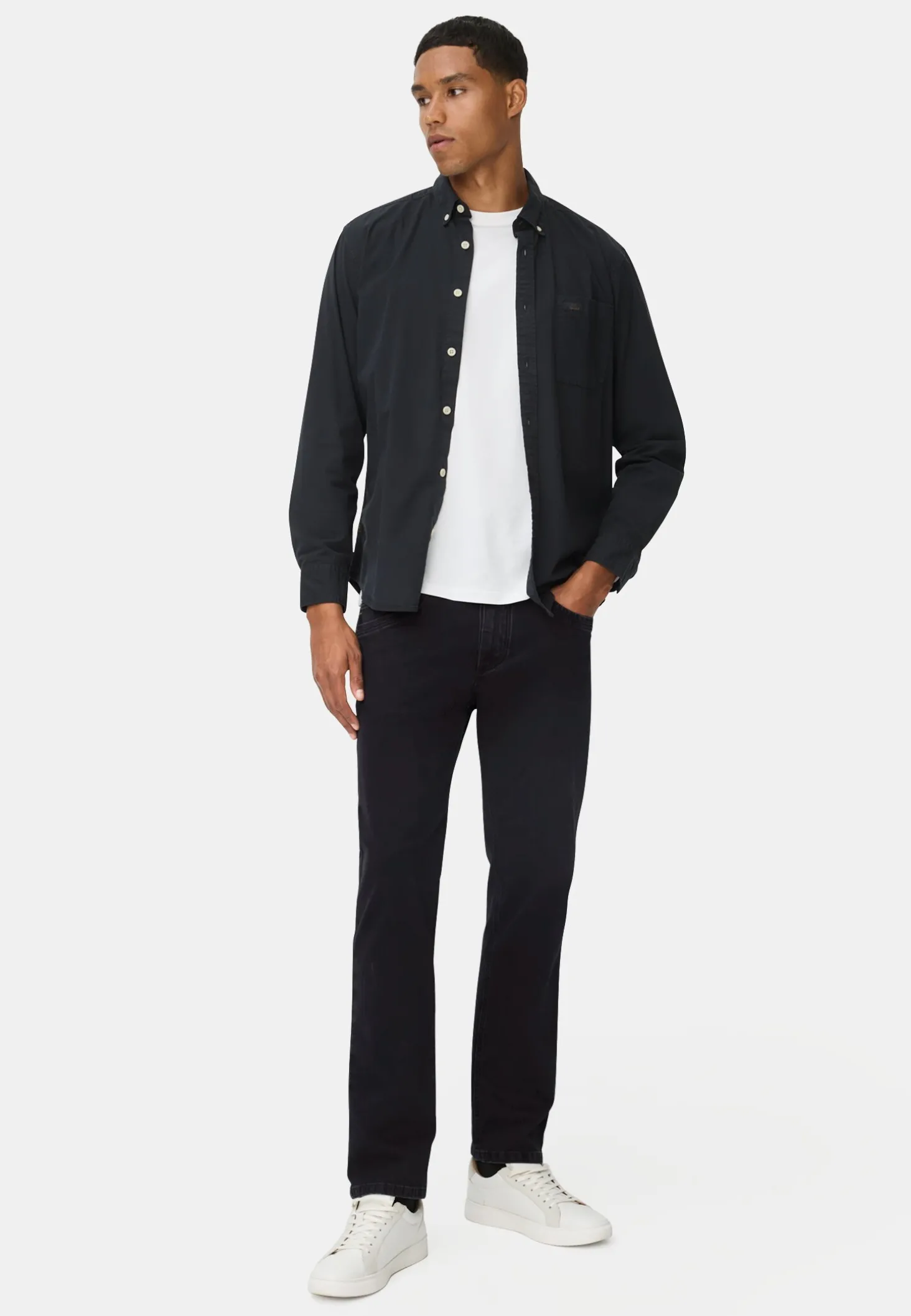 5-Pocket Relaxed Fit Hose aus Baumwoll-Mix