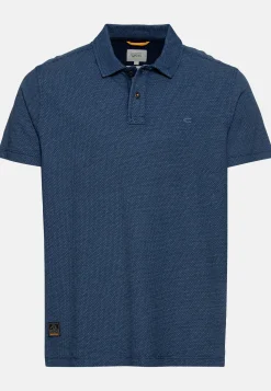 Poloshirt mit minimal Allover-Print