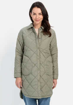 Puffer Steppmantel aus recyceltem Polyester