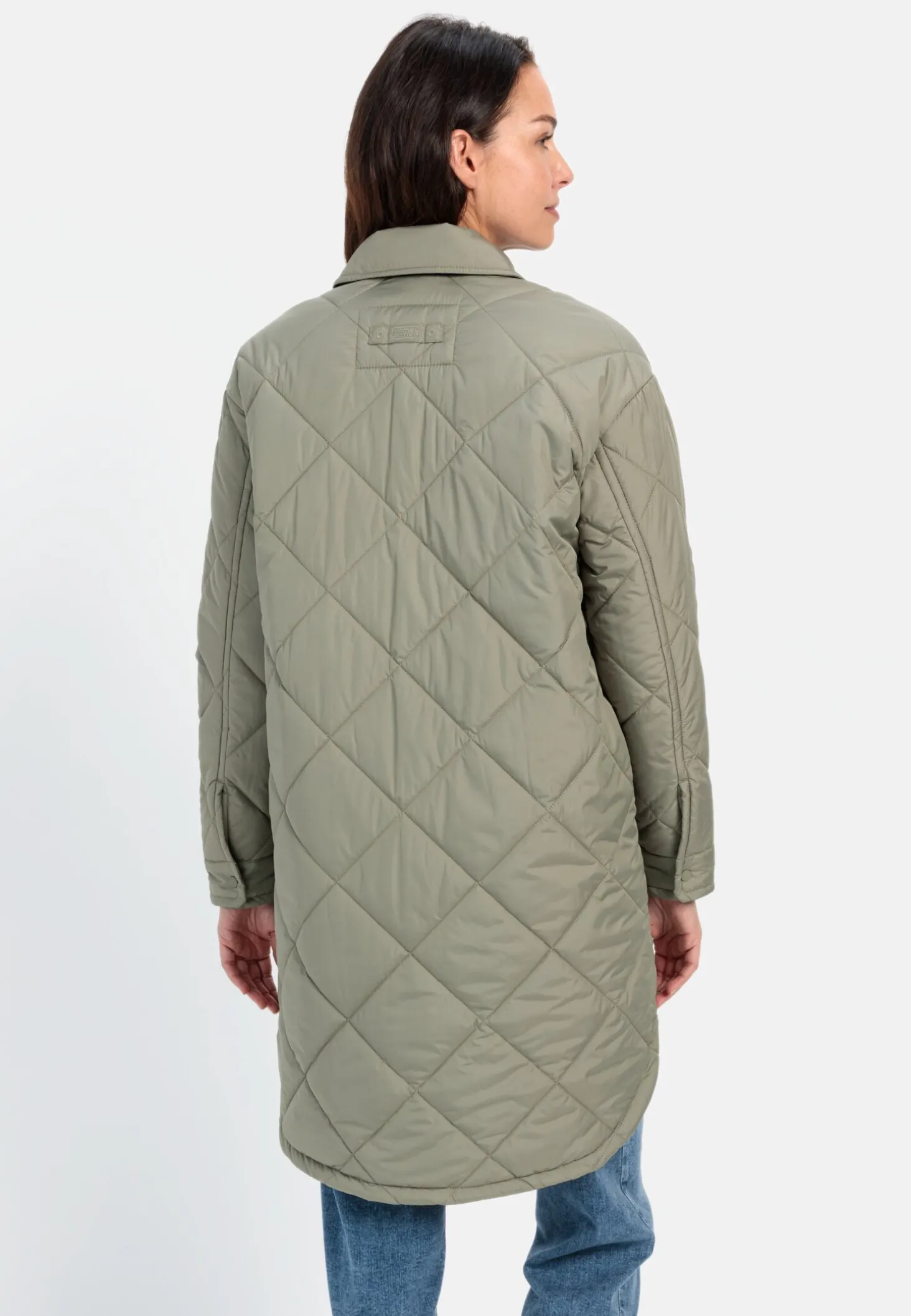 Puffer Steppmantel aus recyceltem Polyester