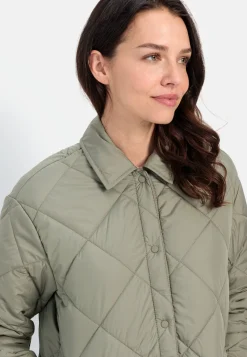 Puffer Steppmantel aus recyceltem Polyester