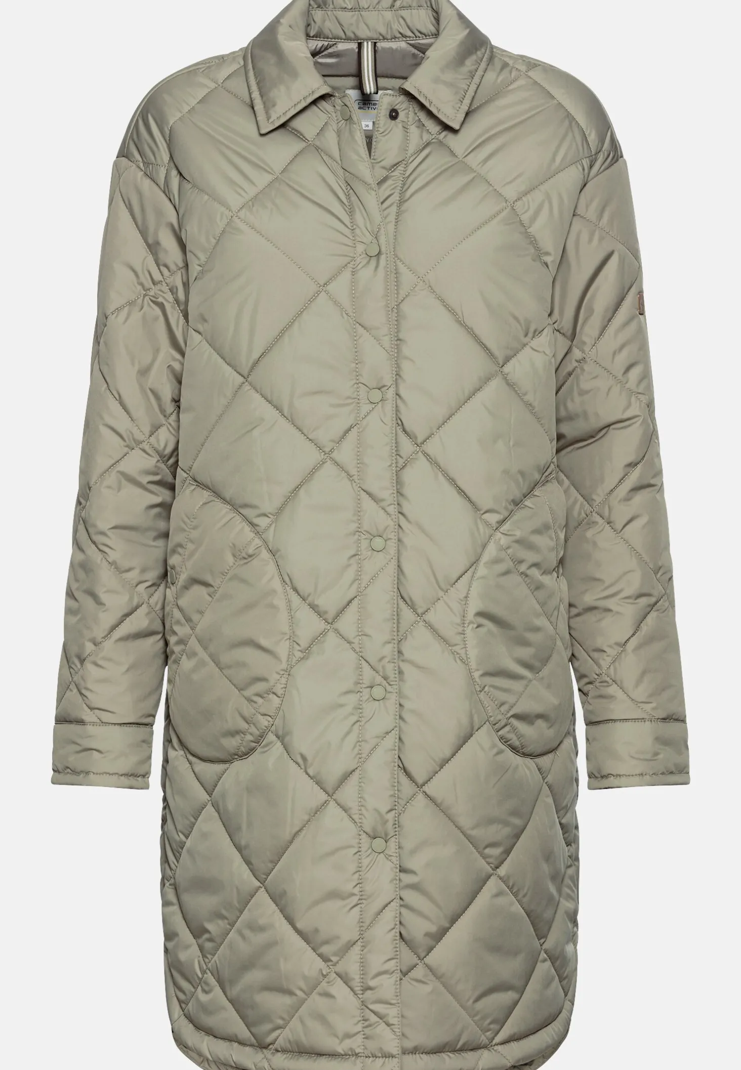 Puffer Steppmantel aus recyceltem Polyester