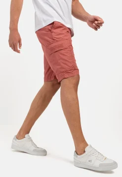 Regular Fit Cargo Shorts mit Minimal Print