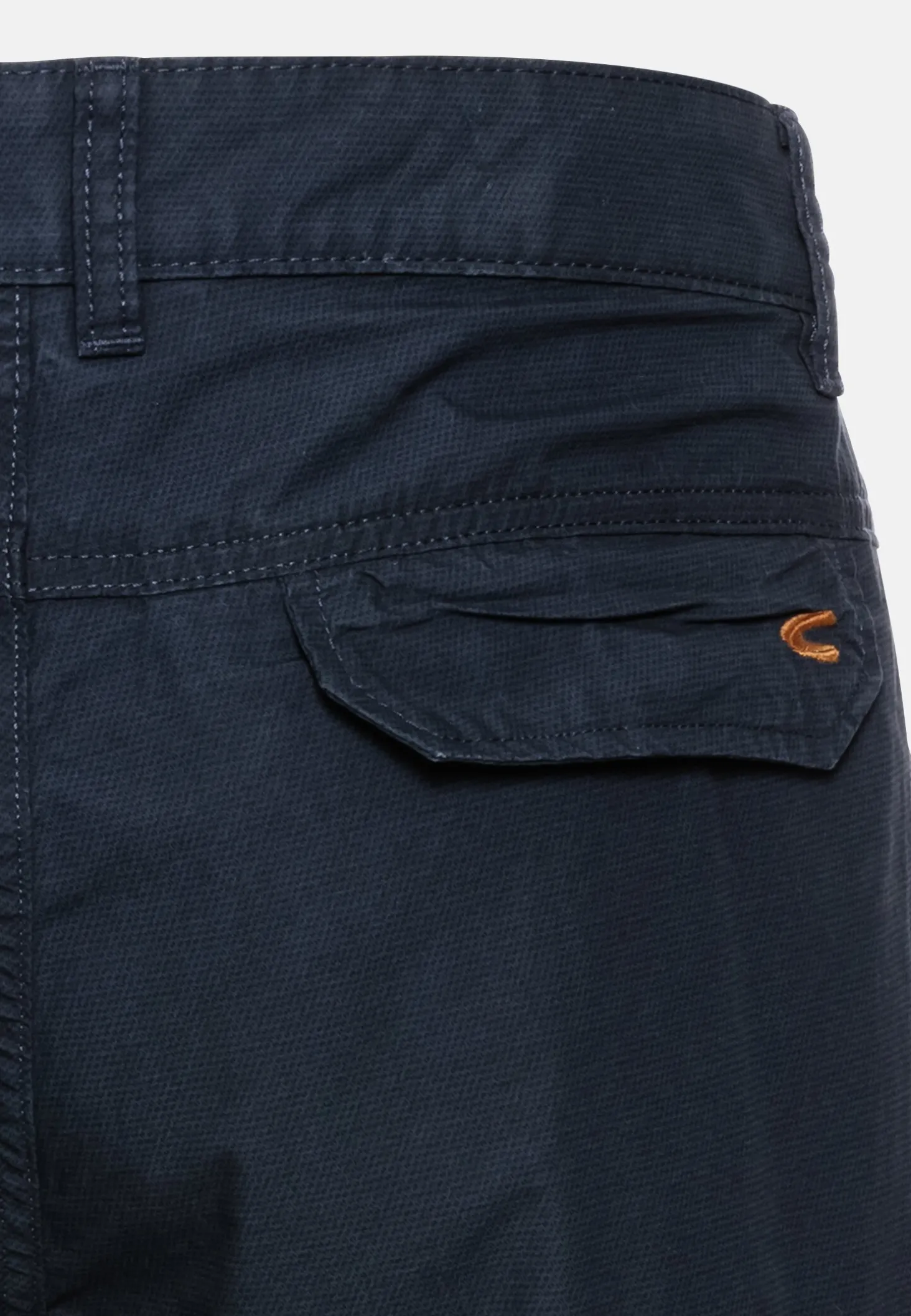 Regular Fit Cargo Shorts mit Minimal Print