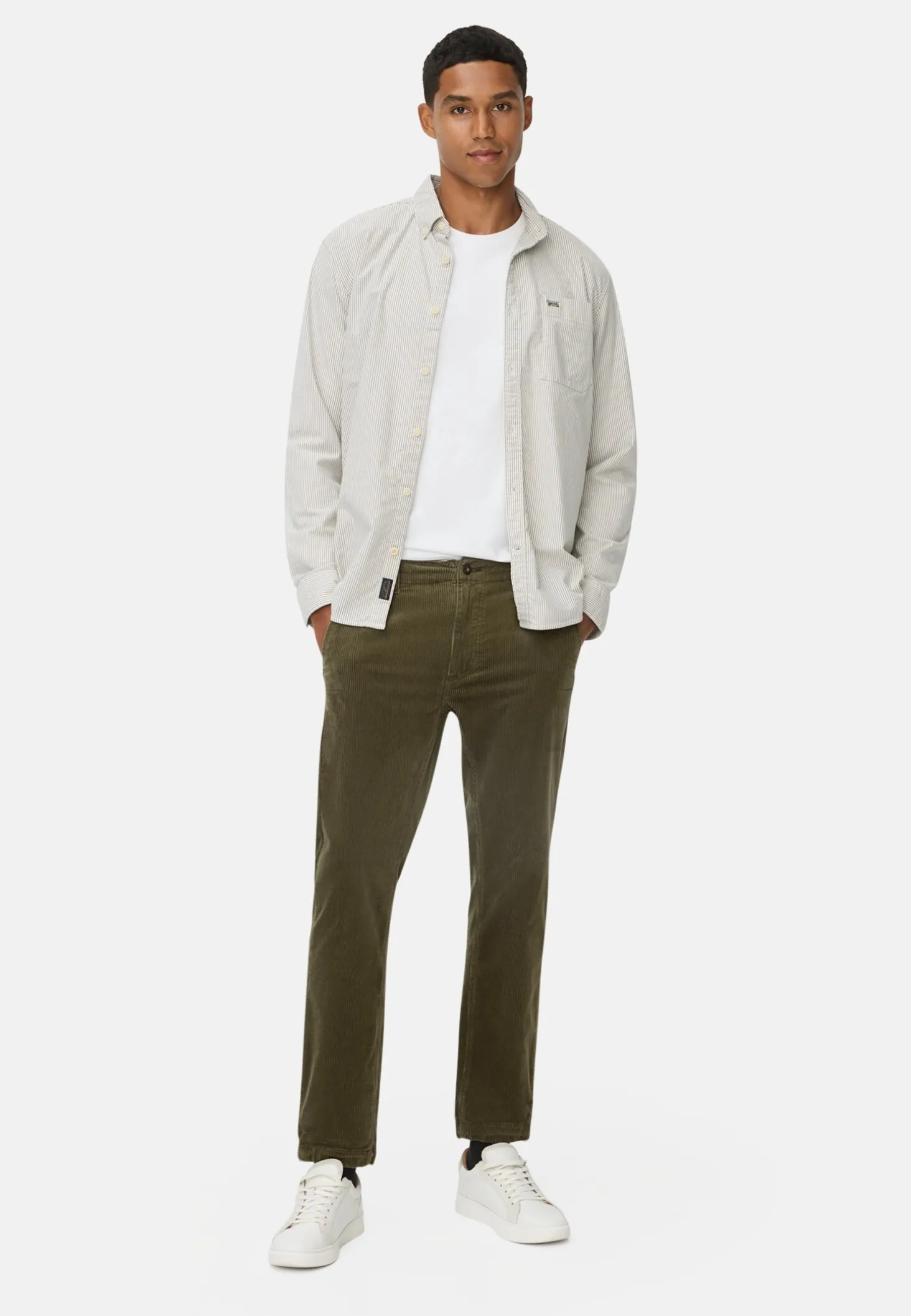 Regular Fit Chino Hose aus Cord