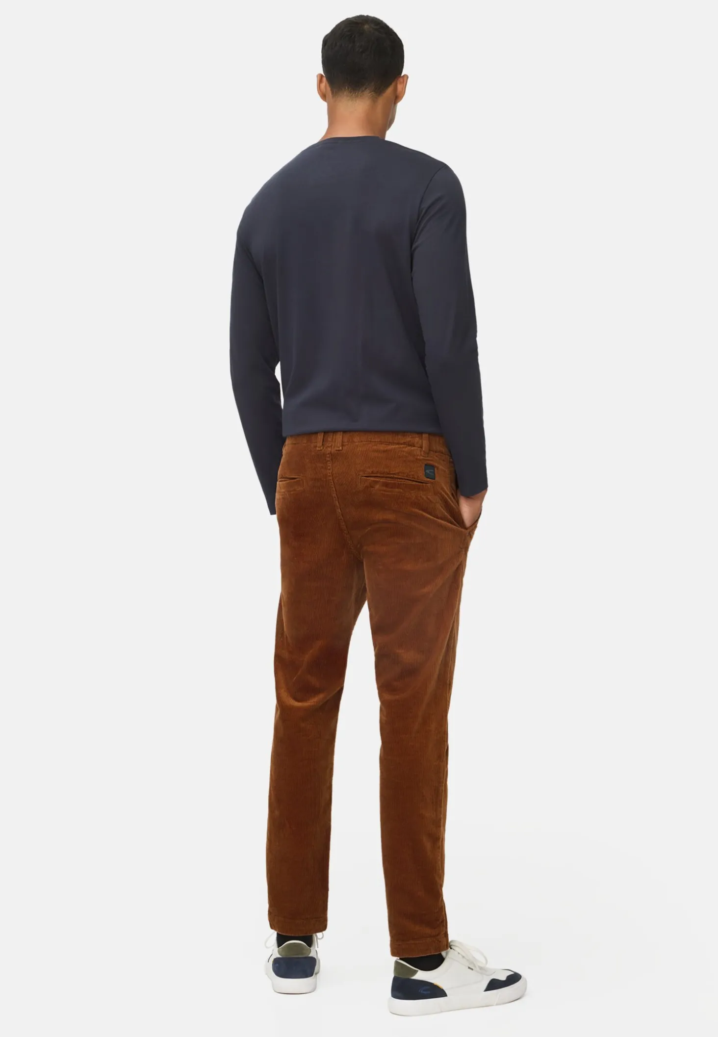 Regular Fit Chino Hose aus Cord