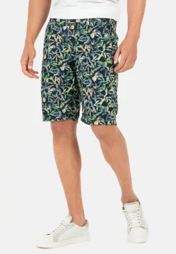 Regular Fit Chino Short mit Allover-Print