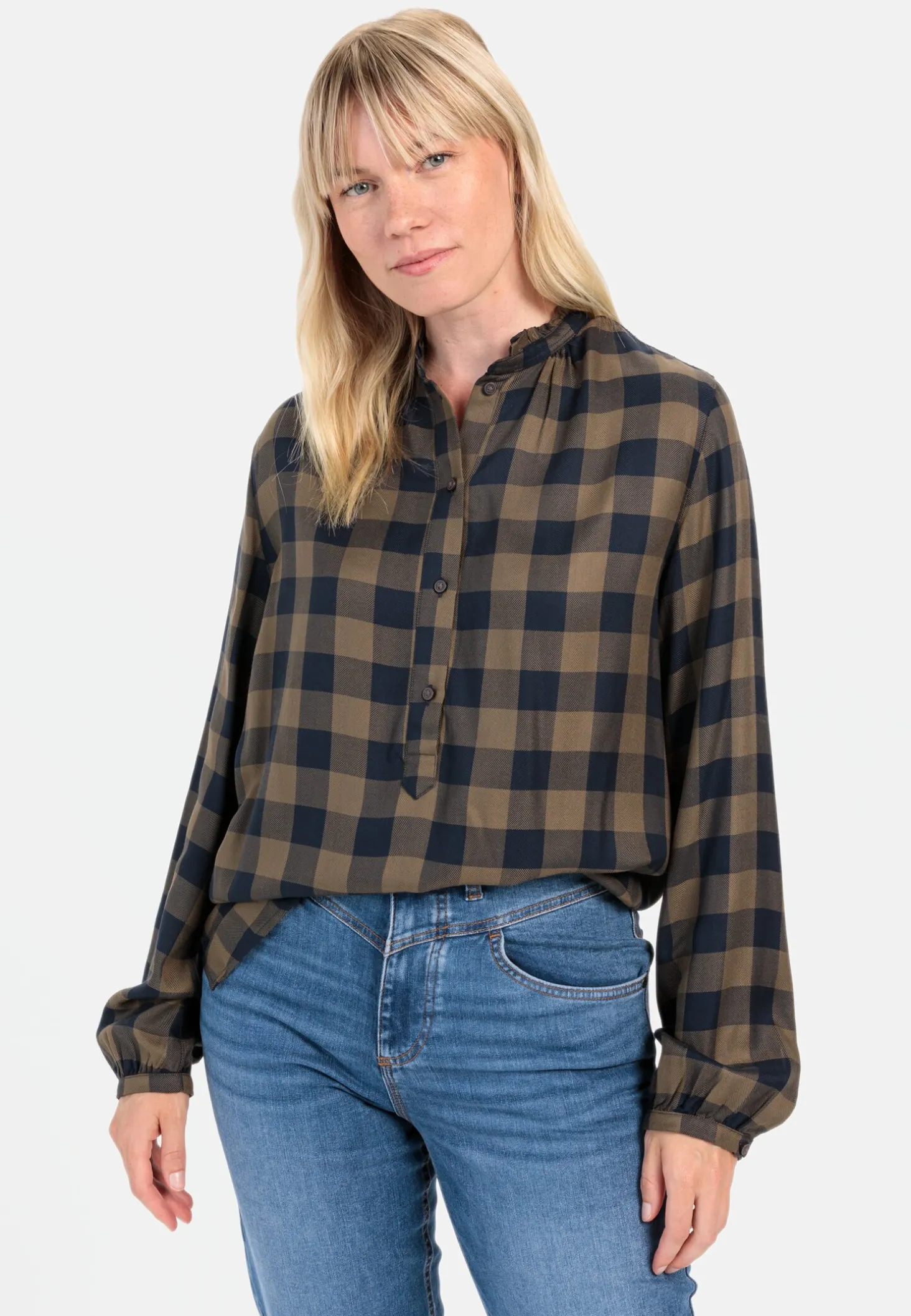 Regular Fit Karobluse aus Viskose