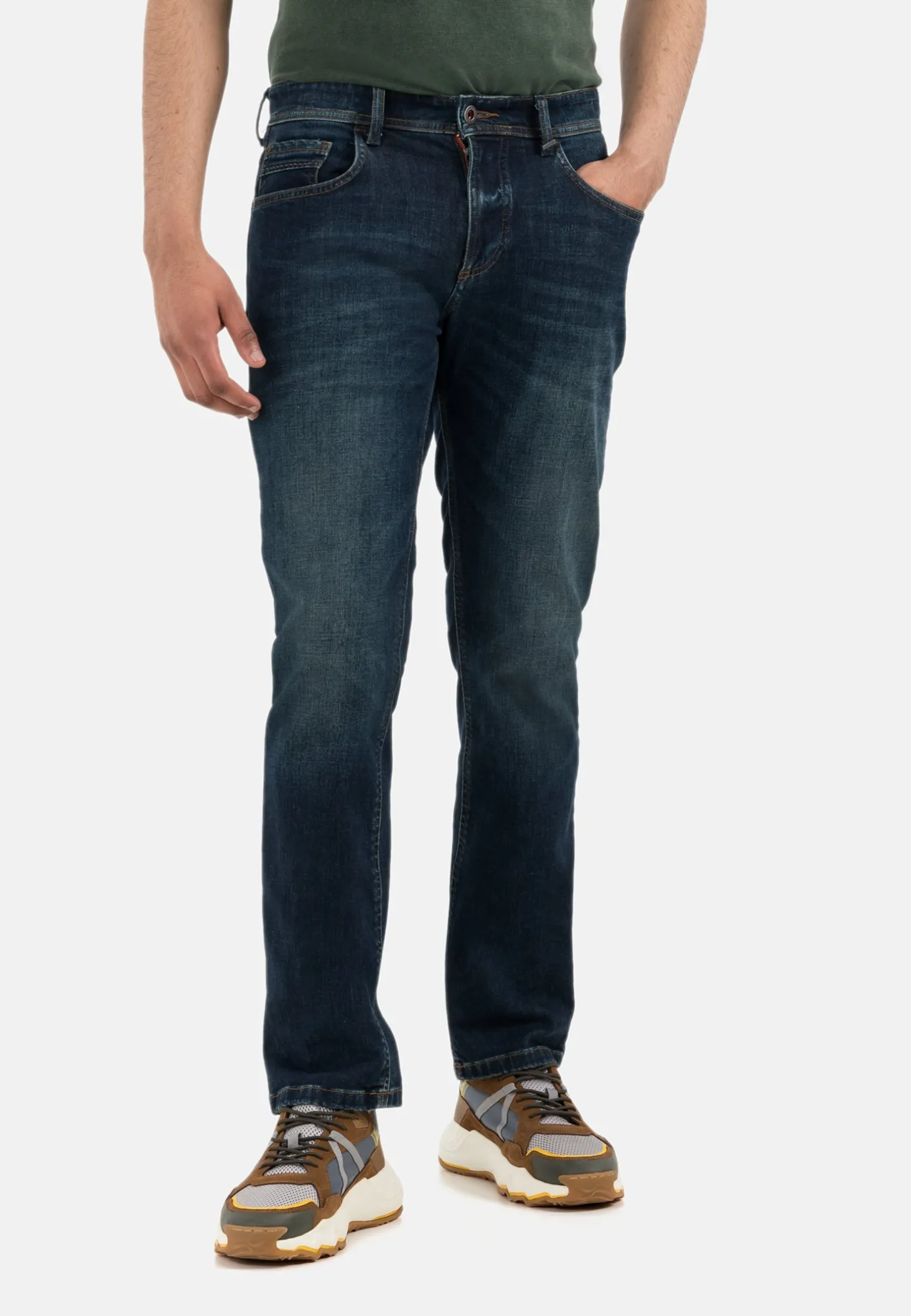 Regular Fit 5-Pocket Jeans aus Baumwolle