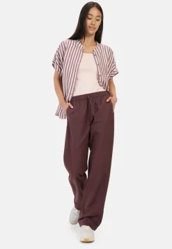 Relaxed Fit Hose aus einem Leinenmix