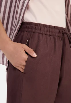 Relaxed Fit Hose aus einem Leinenmix