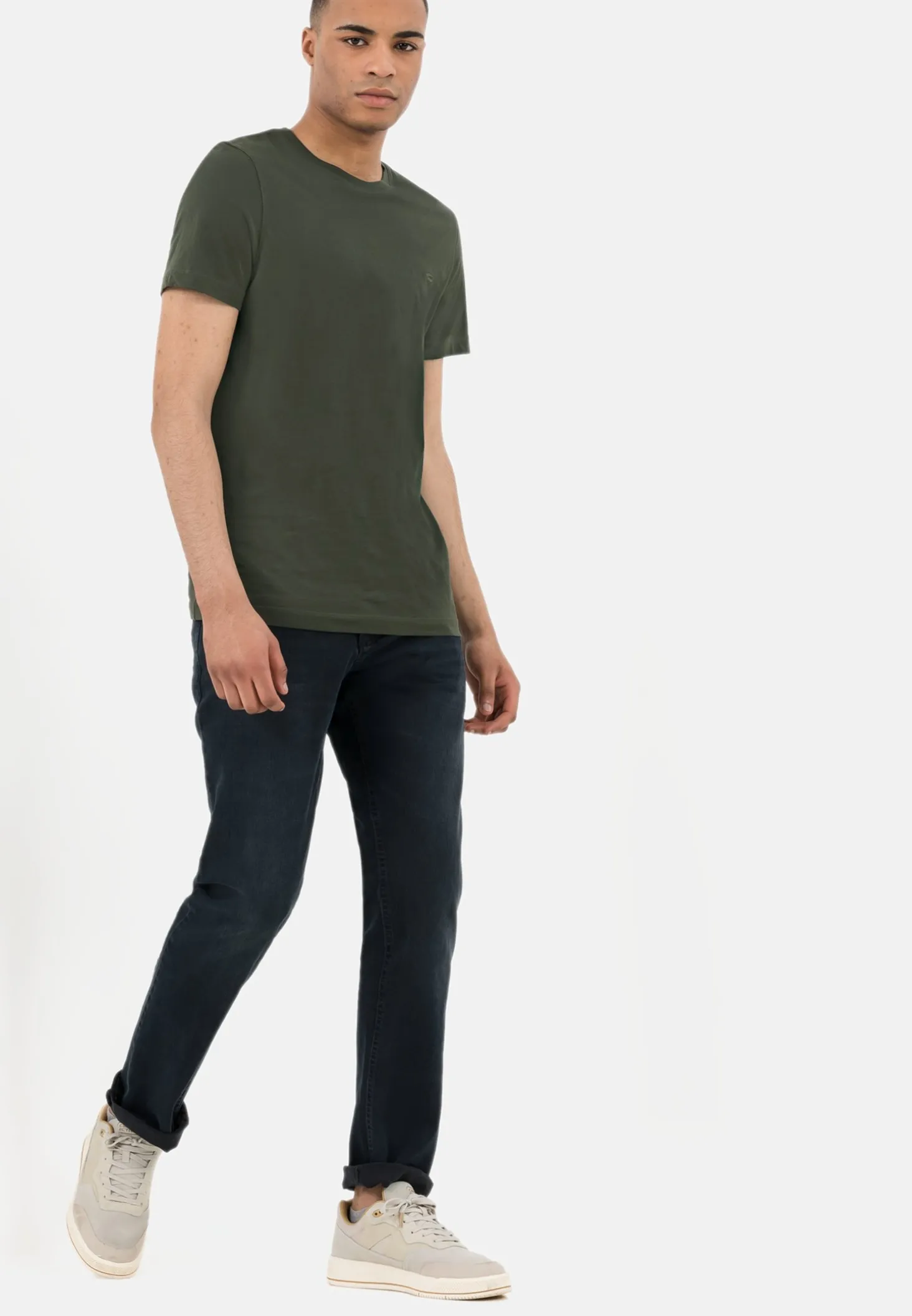 Relaxed Fit 5-Pocket Jeans mit leichten Used-Effekten