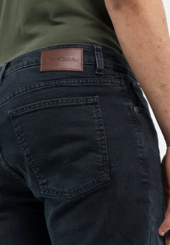 Relaxed Fit 5-Pocket Jeans mit leichten Used-Effekten