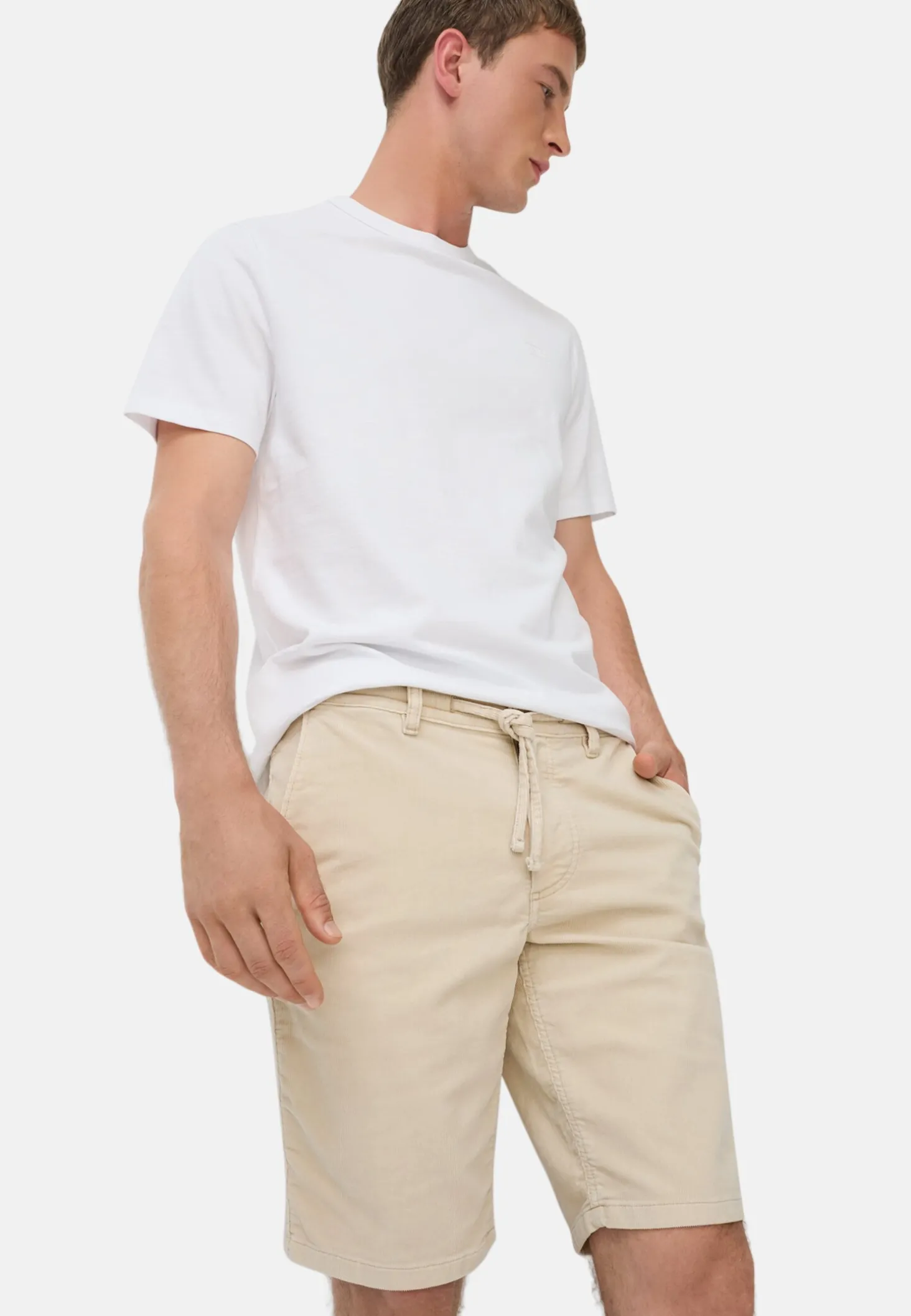 Relaxed Fit Shorts aus Baumwoll-Polyester-Mix