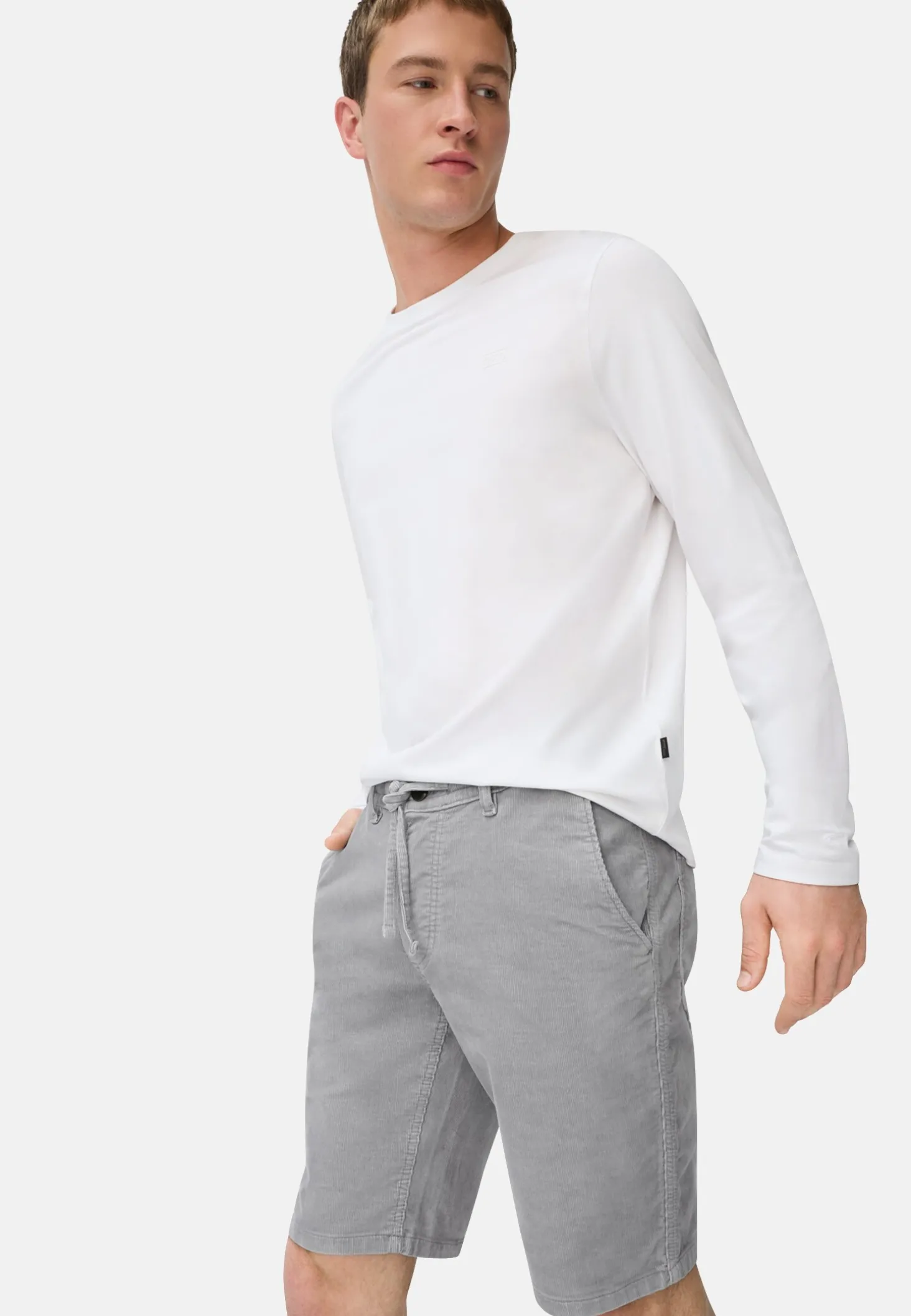 Relaxed Fit Shorts aus Baumwoll-Polyester-Mix