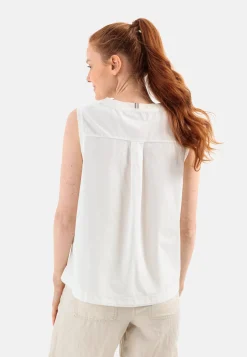 Ärmelloses T-Shirt mit Brusttasche