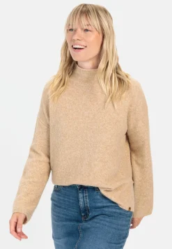 Rollkragenpullover aus einem Wollmix