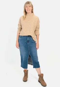 Rollkragenpullover aus einem Wollmix