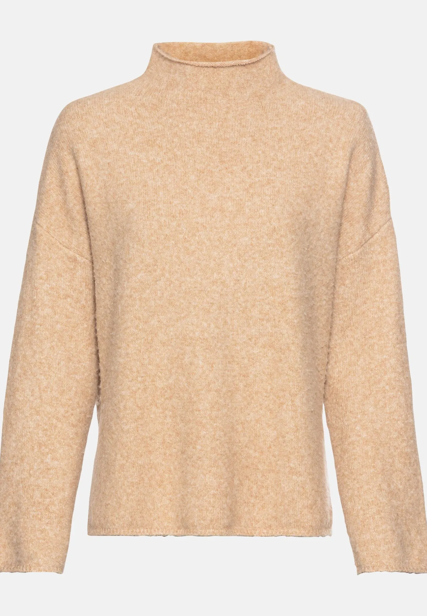 Rollkragenpullover aus einem Wollmix