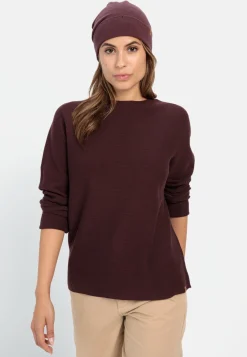 Rundhals Sweatshirt aus reiner Baumwolle