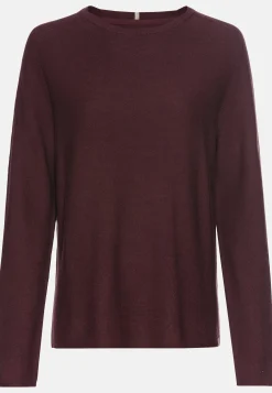 Rundhals Sweatshirt aus reiner Baumwolle
