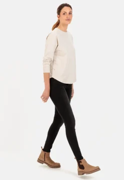 Rundhals Sweatshirt aus reiner Baumwolle