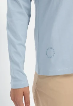 Rundhals Sweatshirt aus reiner Baumwolle