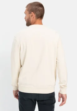 Rundhals Sweatshirt mit Brusttasche