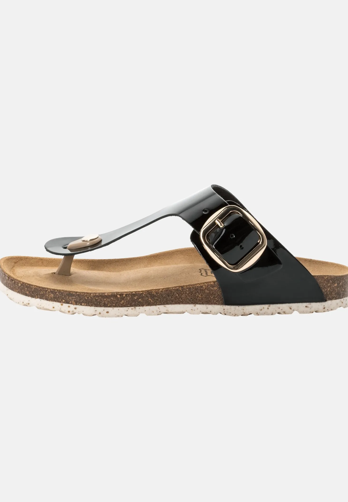 Sandalen aus Lackleder