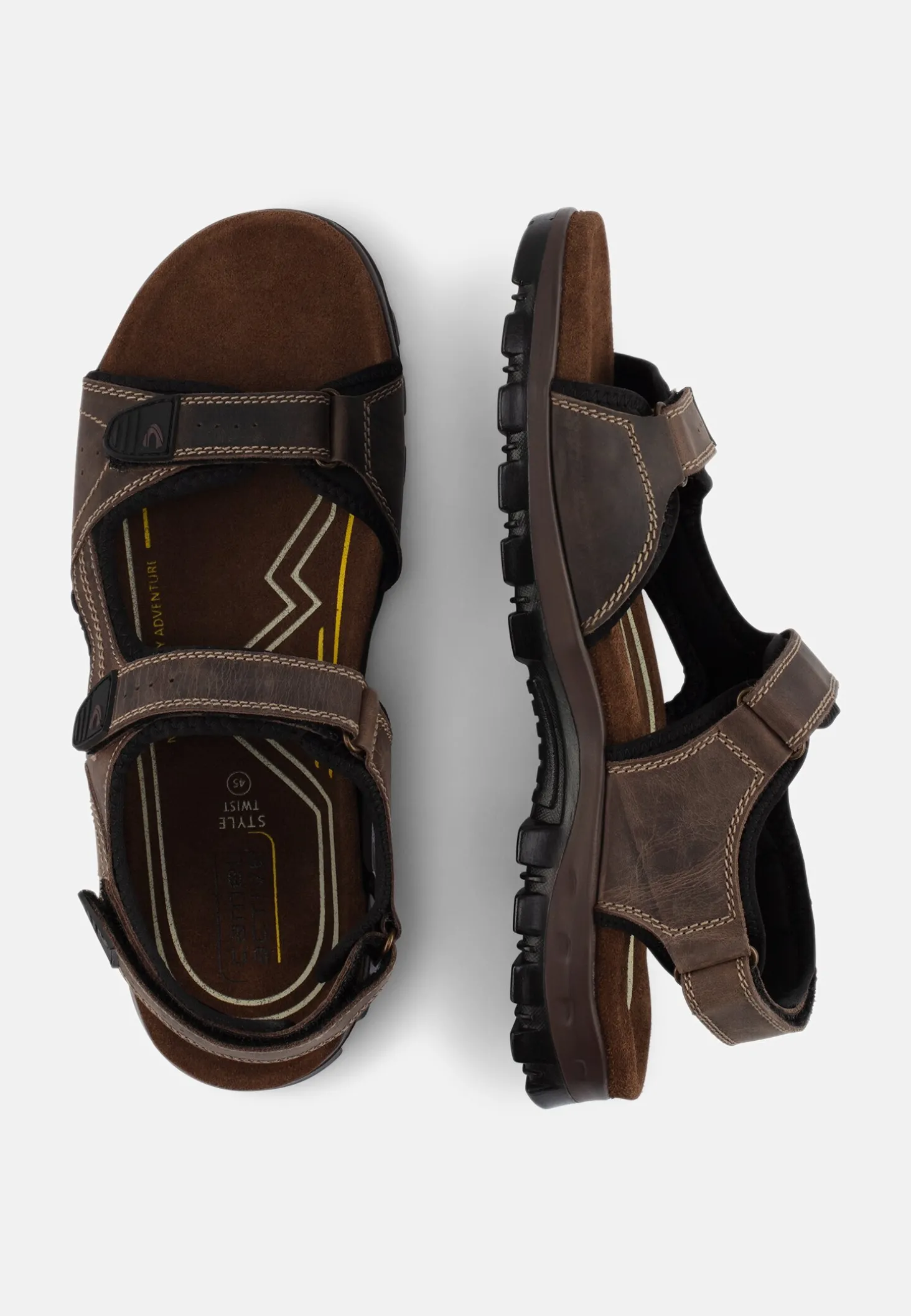 Sandalen aus perforiertem Leder