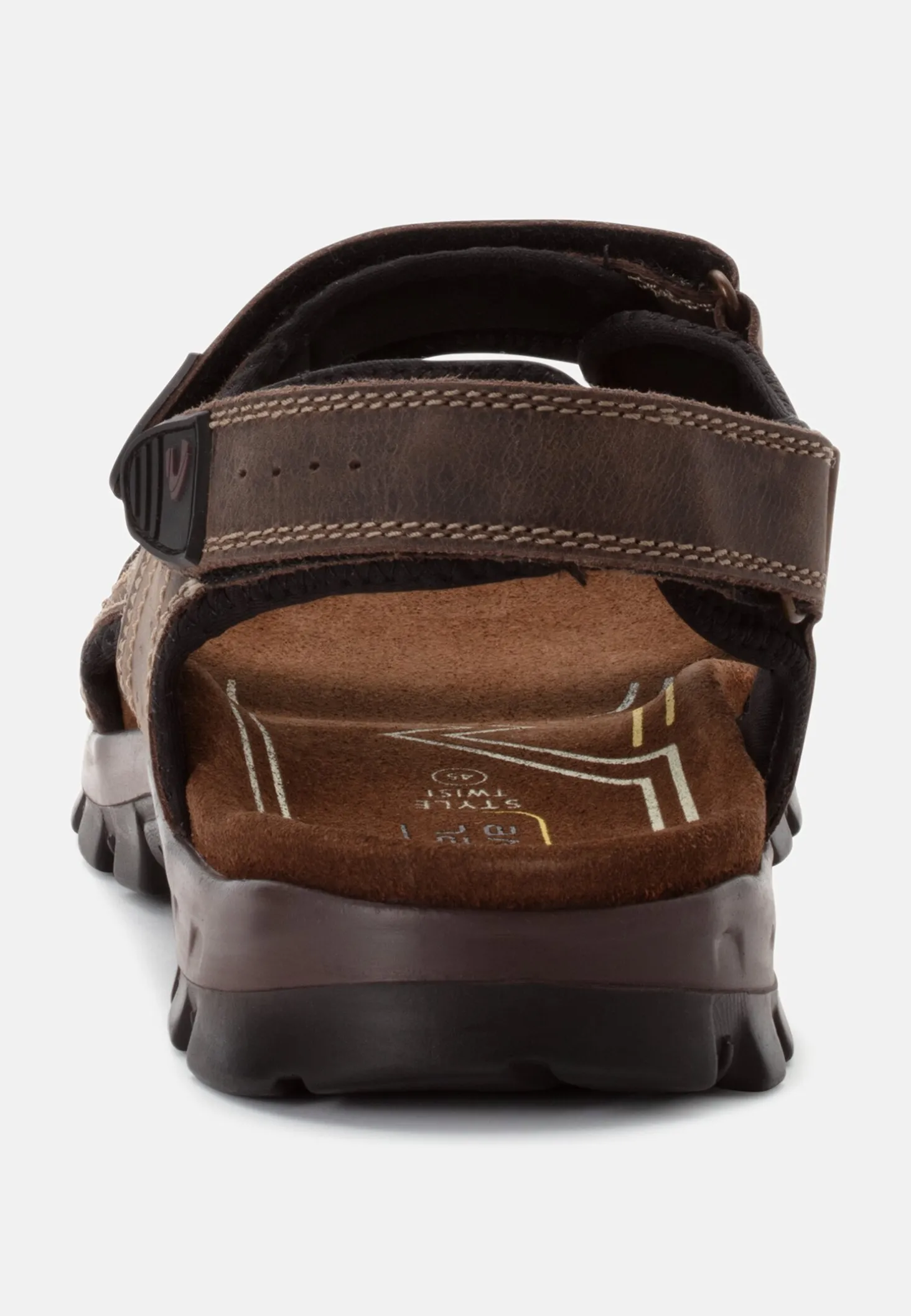 Sandalen aus perforiertem Leder