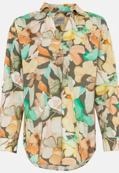 Schlupfbluse mit Allover Print