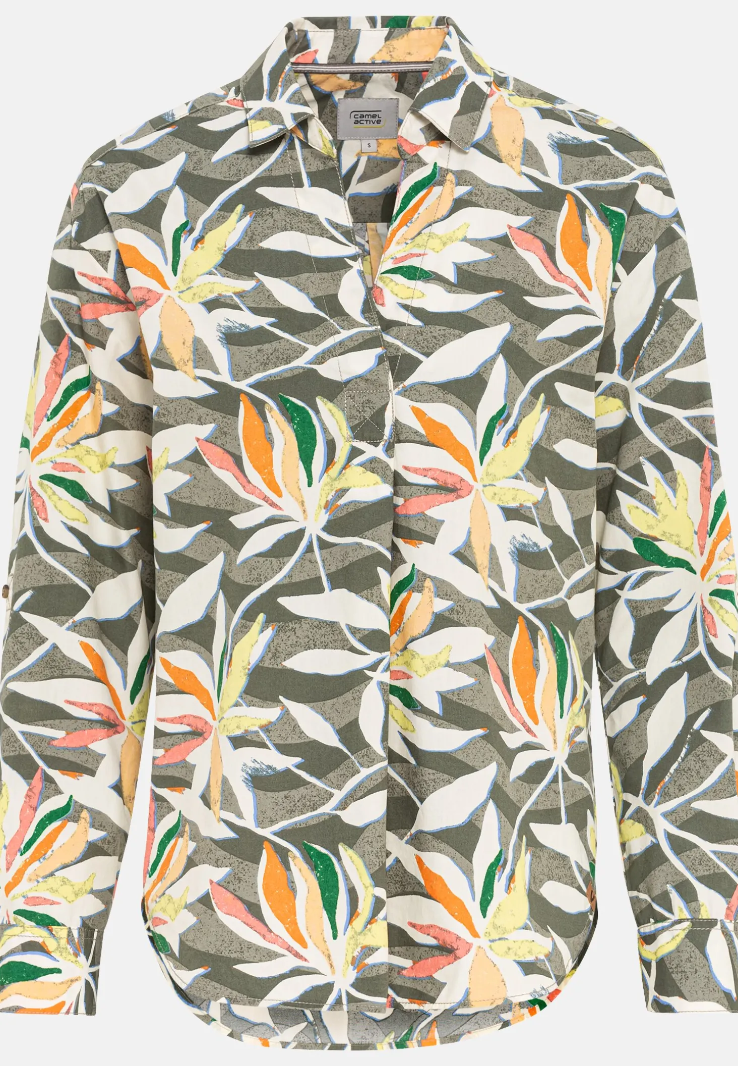 Schlupfbluse mit Allover-Print