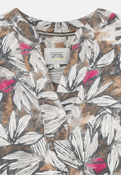 Schlupfbluse mit floralen Allover-Print