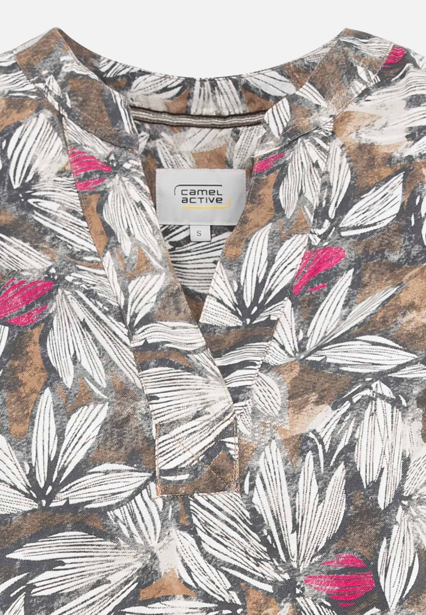 Schlupfbluse mit floralen Allover-Print