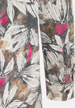 Schlupfbluse mit floralen Allover-Print