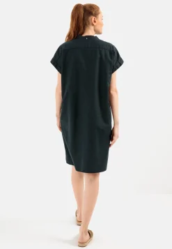 Schlupfkleid aus einem Leinenmix
