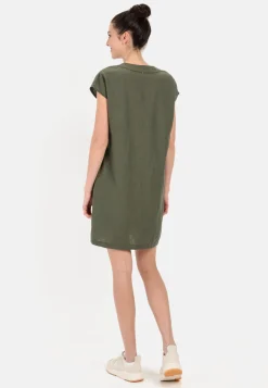 Schlupfkleid im sommerlichen Leinenmix