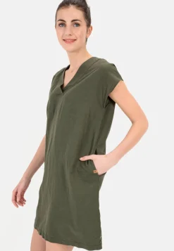 Schlupfkleid im sommerlichen Leinenmix