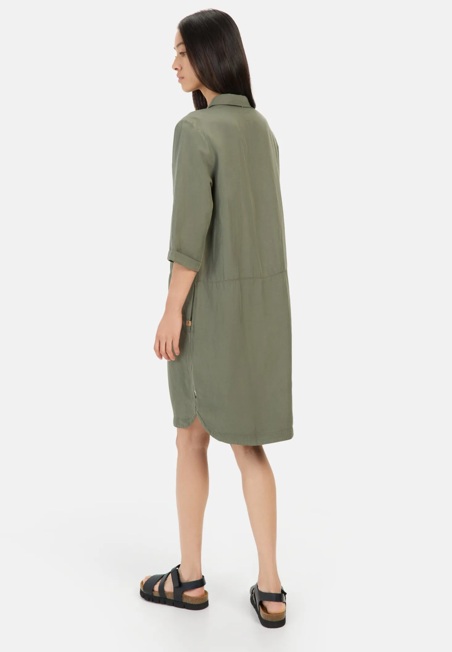 Schlupfkleid mit Hemdkragen