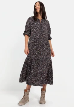 Schlupfkleid mit langen Ärmeln