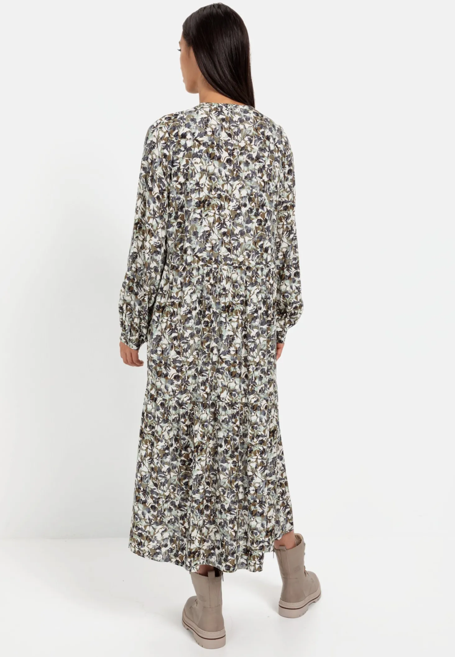Schlupfkleid mit langen Ärmeln