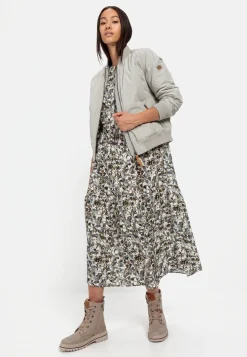 Schlupfkleid mit langen Ärmeln